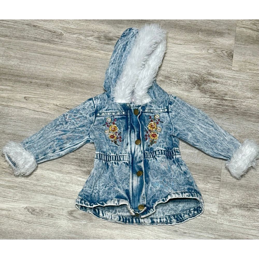 Adorable Little Lass denim jacket 18 months